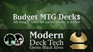 Budget Green Black Elves  Modern Deck Tech  37 [upl. by Ialda302]