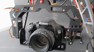 DIY homemade brushless 2  3 axis dslr gimbal for Canon NIKON [upl. by Sorodoeht]