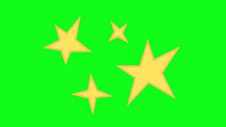 ⭐ STARS VIDEO OVERLAY 🌟 CUTE PACK Green Screen effects⭐✨ [upl. by Clancy]