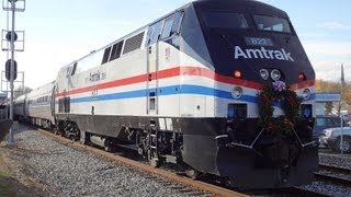 The Amtrak Inaugural Train goes to Freeport and Brunswick Maine  11112 [upl. by Adda]