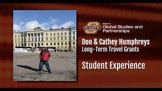 Humphreys LongTerm Travel Grant Student Experience Uriah Davis [upl. by Hoskinson]