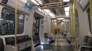 Circle Line Mystery Tour Train Is Held At Aldgate [upl. by Borgeson254]