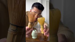 Plastic vs bamboo matcha whisk What’s better [upl. by Esdnyl]