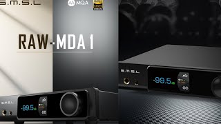 SMSL RAWMDA1 DAC Amplifier Debuts with dual ESS Sabre’s latest ES9039Q2M 32bit DAC chipset [upl. by Pachton244]