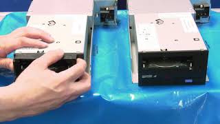 StorageTek L180L700L1400 Tape Drive Replacement Video [upl. by Ahsir]