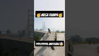 LA MEGA RAMPA 999999 probabilidad de contraer vip😱 gta gtamegarampa carrerasgta [upl. by Siuoleoj]