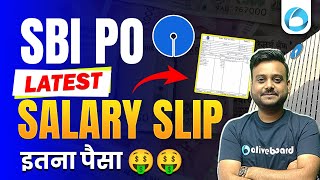 SBI PO Latest Salary Slip 2024  SBI PO Salary 2024  sbipo sbiposalary [upl. by Eessac]