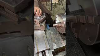 Steel Shaft Phase Cutt shortvideos machine lathmachine [upl. by Marentic]