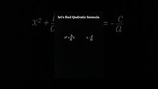 Quadratic equation Roots of quadratic equation roots viralvideo shorts maths [upl. by Saville]