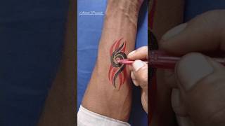 Simple Tattoo Design viralvideo [upl. by Thorne529]