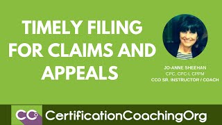 Timely Filing for Claims and Appeals  Medical Billing Tips [upl. by Leirad148]