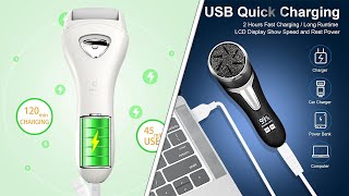 Best Electronic Foot File for Smooth Silky Feet Fast Callus Remover 2024 [upl. by Rowena]