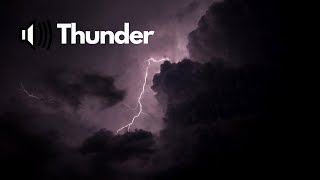 Thunder Sound Effect  No Copyright [upl. by Wyn]