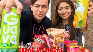 PROBANDO DULCES MEXICANOS Y JAPONESES😨SUCO Y CAROL [upl. by Ikilisav]