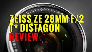 Zeiss ZE 28mm f2 T Distagon  REVIEW [upl. by Zacharie543]