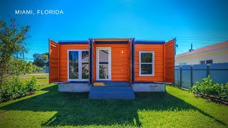 350K Shipping Container House in Miami Florida [upl. by Lebasi]