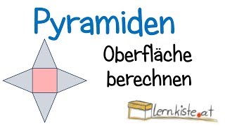 Die Oberfläche von Pyramiden berechnen [upl. by Avril]