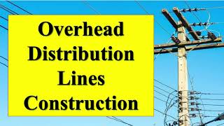 Overhead Distribution Lines Construction  DISTRIBUTION LINE CONSTRUCTION  Power System Operation [upl. by Danais]