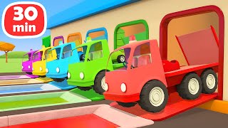 Car cartoons for kids amp Helper cars cartoon full episodes  Cars and trucks cartoon for kids [upl. by Dranal379]