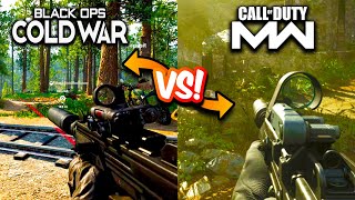 Black Ops Cold War VS Modern Warfare ULTRA Graphics [upl. by Jecon]