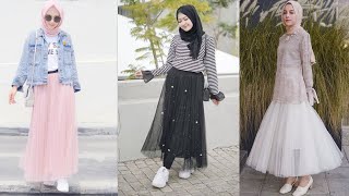 32 OOTD ROK TUTU HIJAB CASUAL amp FORMAL  LOOKS OOTD IDEAS 2020  OOTD INDONESIA  OUTFIT OF THE DAY [upl. by Hegarty]