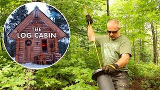 Chimney Cleaning and Stone Hearth at the Log Cabin [upl. by Eimmot299]