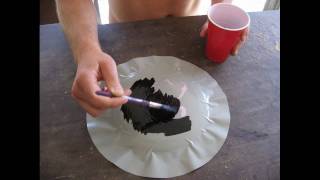 How to Custom Dye a Disc Golf Disc using a Custom Disc Golf Dyes Stencil and Disc Dyeing Method [upl. by Severson171]