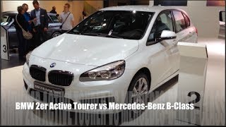 BMW 2er Active Tourer vs MercedesBenz BClass [upl. by Elihu]