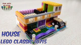 Lego classic 10715 House Building Instructions [upl. by Ardnua806]