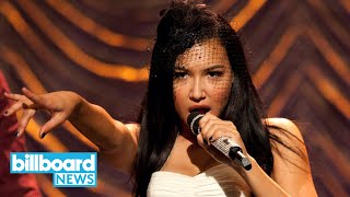 Naya Rivera An Emotional Look Back at Her Best Glee Performances  Billboard News [upl. by Aivatra]