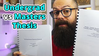 How Different Are They Really Critical Differences between undergrad amp masters thesis [upl. by Ivetts599]