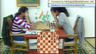 FIDE Womens Grand Prix 2013 Tashkent UZB Round 6 [upl. by Caton]