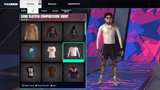 HOW TO PUT A COMPRESSION SHIRT UNDER A JERSEY IN NBA 2K25 [upl. by Yerffeg497]