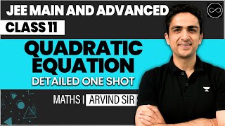 Quadratic Equation Class 11  JEE Main amp Advanced [upl. by Asiil435]