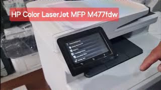 HP Color LaserJet MFP M477fdw Przewodnik po podstawowej obsłudze drukarki laserowej [upl. by Olegnaed]