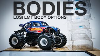 LOSI LMT BODY OPTIONS  How to fit almost ANYTHING [upl. by Nahshunn]