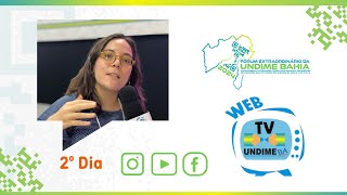 Beatriz Martins fala sobre o Programa Escola em Tempo Integral no Fórum da Undime Bahia [upl. by Esinek]