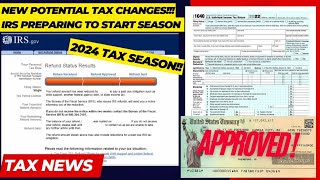 2024 IRS TAX REFUND UPDATE  UPDATED TAX CHANGES Refund Delays Amended Returns ID Verification [upl. by Thelma]