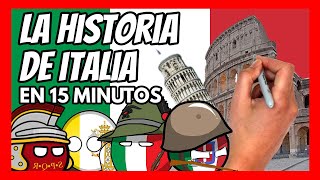 ✅ La historia de ITALIA en 15 minutos  Resumen rápido y fácil [upl. by Sass]