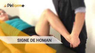 Signe de Homans Mollet  Thrombose veineuse [upl. by Ofori]