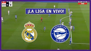 🔴 REAL MADRID vs ALAVES EN VIVO ⚽ LA LIGA  JUEGA KYLIAN MBAPPE  LA SECTA DEPORTIVA [upl. by Neda]