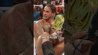 I Told CM Punk He Wasn’t Cena undertaker wwe wrestling [upl. by Ylloh]