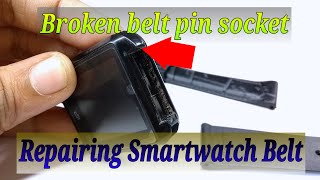 how to fix smartwatch band with broken pin [upl. by Eelarol]