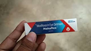 mahaflox ointment used in Hindi ll how to apply an eye ointments ll mahaflox ointment how to apply [upl. by Enohsal]