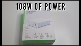 Belkin 108W  Boost Charge Pro 4 Port GaN Charger  Unboxing Review [upl. by Rialb]