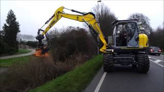 Wacker Neuson 95032 mit Berti RASB95 Mulcher [upl. by Concepcion715]