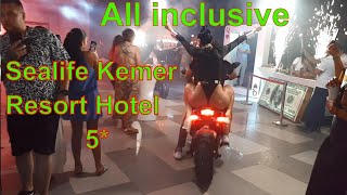 Развлечения в отеле Sealife Kemer Resort Hotel ТУРЦИЯ 2024 All inclusive 5 мотоциклы танцы девушек [upl. by Nicholson]