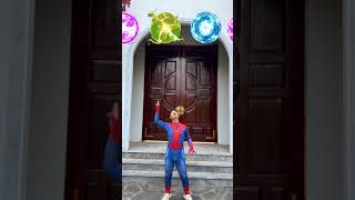 Random SpiderMan use pick and transform giant 3D Venom Spiderman Miguel OHara shorts spiderman [upl. by Stelu]