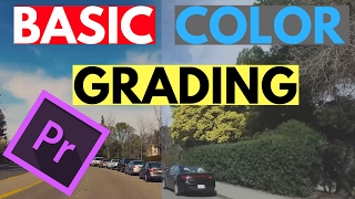 Adobe Premiere Pro CC Tutorial Basic Colorgrading for Beginner Filmmakers [upl. by Alodie]