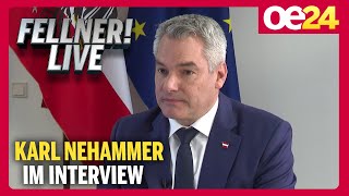 FELLNER LIVE Karl Nehammer im Interview [upl. by Nnahoj]